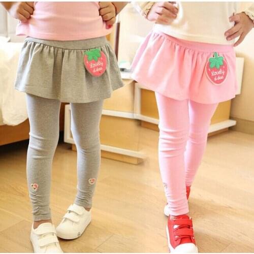 New Arrive Spring autumn Retail girl legging Girls Skirt-pants Cake skirt girl baby pants kids leggings Ruffles Skirt-pants
