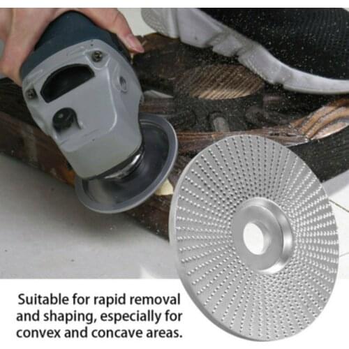 New Wood Tungsten Carbide Grinding Wheel Sanding Carving Tool Abrasive Disc for Angle Grinder DOM668