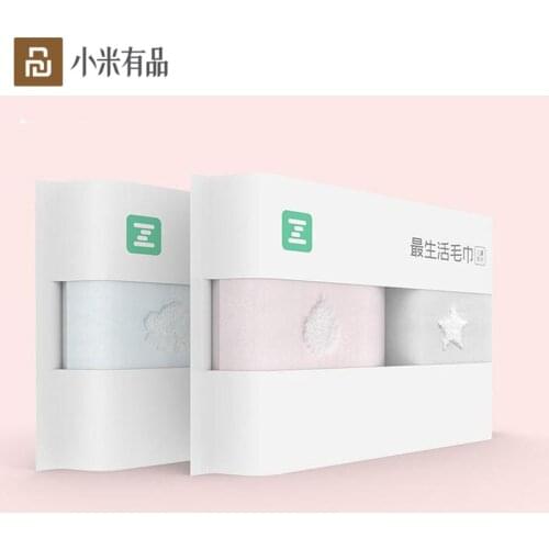 2pcs/bag Youpin ZSH Towel Children Series Baby Special Wash Cotton Soft For Children School Home Baby Towel