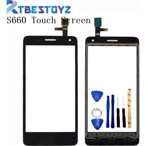 RTBESTOYZ 4.7 '' Original New Touch Screen For Lenovo S660 Glass Capacitive Sensor For Lenovo S660 Touch Screen Panel