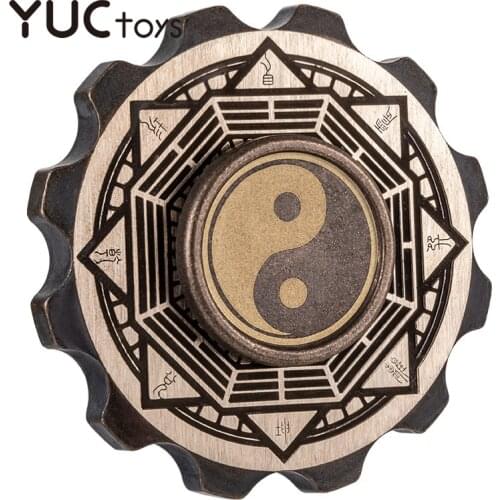 Pure Copper Hand Spinner R188 Super Mute Stable Bearing Fidget Spinner Metal Finger Gyro Relieve Stress Children Toys Gifts Boys