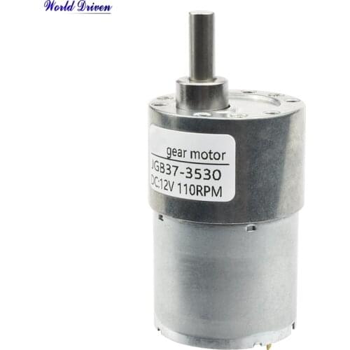 Geared Motors Eccentric Shaft High Torque Full Metal Reduction 37mm Diameter Gearbox 12-24vdc 7rpm-1600rpm Gear Motor