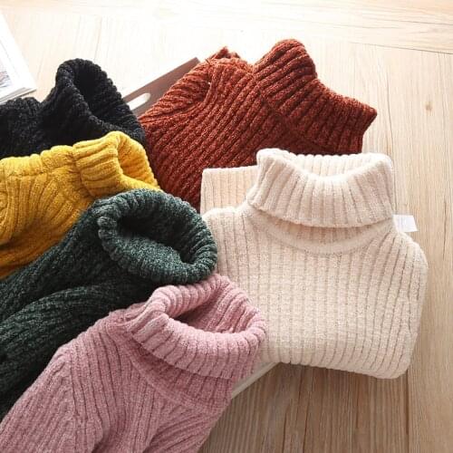 Boys Sweater Warm Fall Pullover Kids Girls Knitted Sweater Tops Baby Girls Winter Knitted Clothes sweater For Boy Autumn Fashion