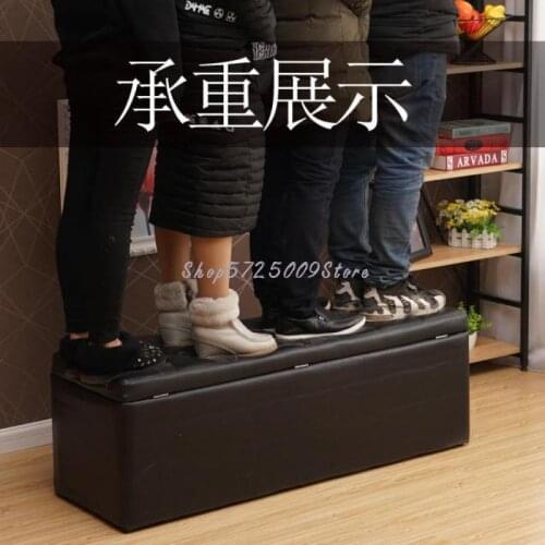 Fitting Room Stool Bench Wearing Shoes Stool Entrance Stool Cloakroom Sofa Storage Shoes Stool Shoe Cabinet Stool Integration