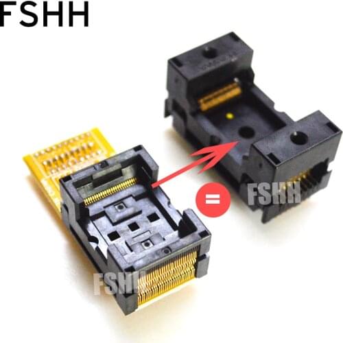TSOP56 test socket FLASH TSOP56 Adapter Pitch=0.5mm with IC191-0562-003