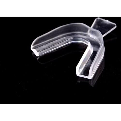 1/2Pcs Transparent Thermoform Moldable Mouth Teeth Dental Trays Teeth Whitening Guard Gum Shield for Boxing Basketball Top Grade