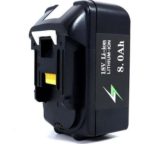 1pcs ElPUlSE 18V 8.0Ah Rechargeable Battery Lithium ion for Makita 18v Electrical Tools batteries BL1830 BL1850 BL1820 BL1860