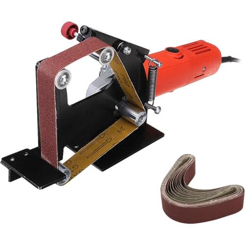 10Pcs 60 to 600 Grit 30mm x 540mm Abrasive Sanding Belts For Angle Grinder Belt Sander Attachment