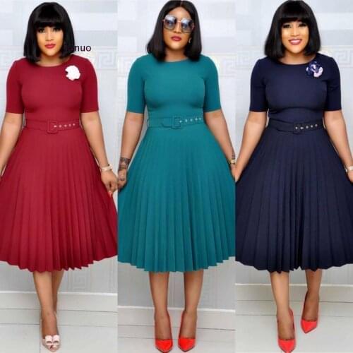 2020 African Dresses For Women African Clothes Africa Dress Print Dashiki Ladies Clothing Ankara Plus Size Africa Women Dress