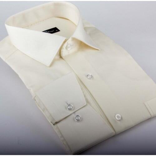 2020 New Arrival Solid Causal Formal Business Long Sleeve Button Down %100 Cotton Shirt Dress Fashion Autumn Spring Clothing