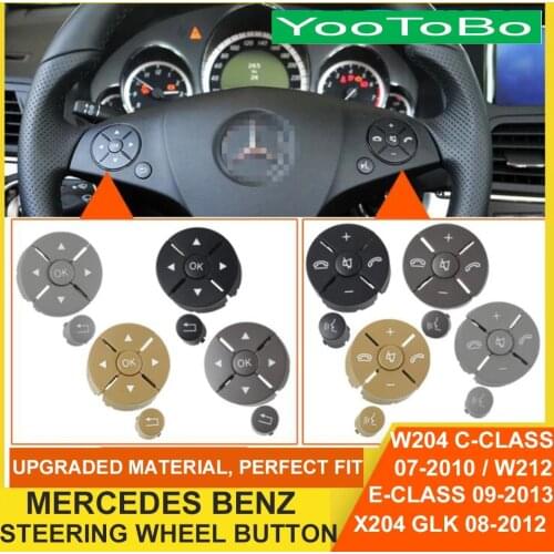 Car Multi-Function Steering Wheel Button Phone Key Control For Mercedes Benz W204 C-Class C180 C260 W207 W212 E-Class X204 GLK