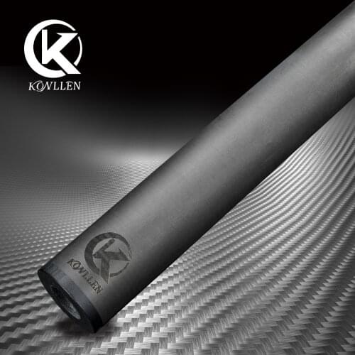 KONLLEN Carbon Fiber Billiard Pool Cue Stick Shaft 3/8*11 3/8*8 Radial Pin Uni-loc Joint Single Shaft 12.5/12.9mm Cue