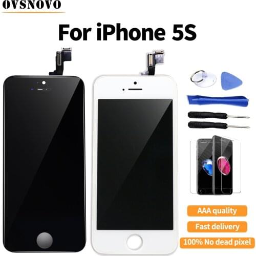 Fast delivery AAA ecran For iPhone 5s Screen LCD Display Replacement Digitizer Assembly For iPhone 5 6 LCD with Gifts free ship