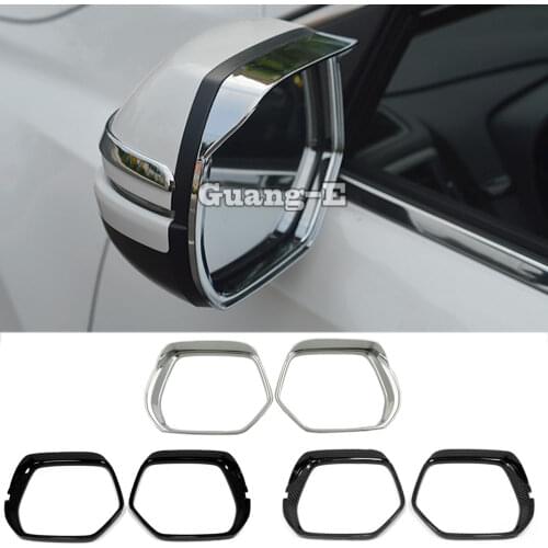 Hot For Honda CRV CR-V 2012 2013 2014 rear Rearview Side glass Mirror trim frame Rain Shield Sun Visor Shade ABS chrome 2pcs