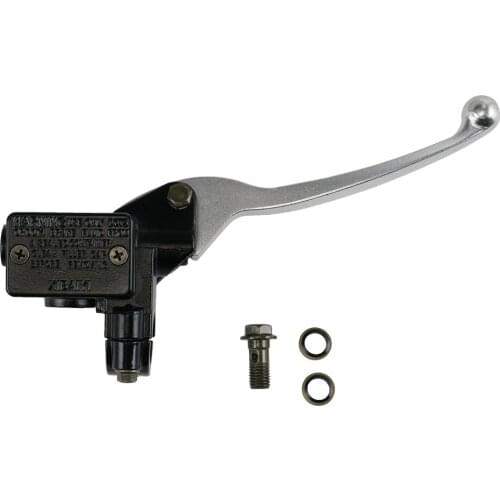 Silver Motorbike Brake Master Cylinder Kit Die-Casting for Yamaha XT125 X225 TTR - Series YZ - Series (With Side Mount Outlet)