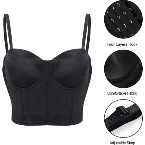 Corset bustiers women shaper modeling strap slimming underwear women Steampunk Corset Bra Bralette Push up Bras for Women