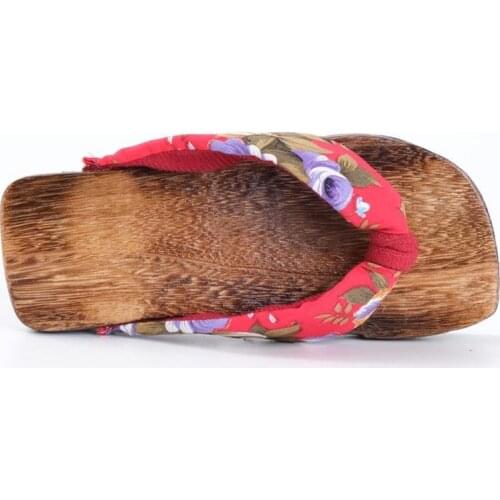 Summer Casual Mens Shoes Japanese Style National Geta Clogs For Kids Boys Cosplay Wooden Sandals Slippers Flip Flops Plus Size