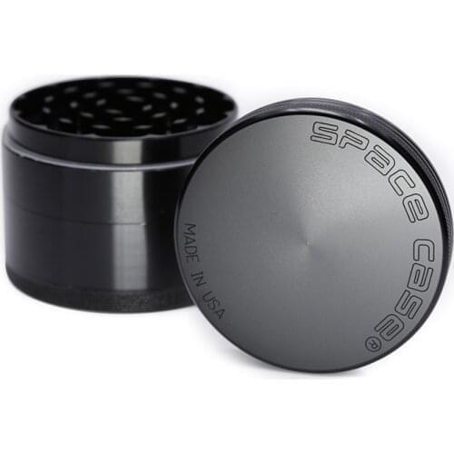 Metal Aluminum 63mm Tobacco Grinder Alphabet pattern Herb Herbal Spice Crusher Smoking Pipe Accessories