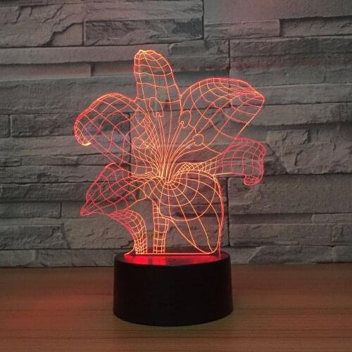 Novelty Luminaria Led 3d Light Fixtures Remote Touch switch Lovely 7 color change 3D Lamp Christmas decorations gift for baby