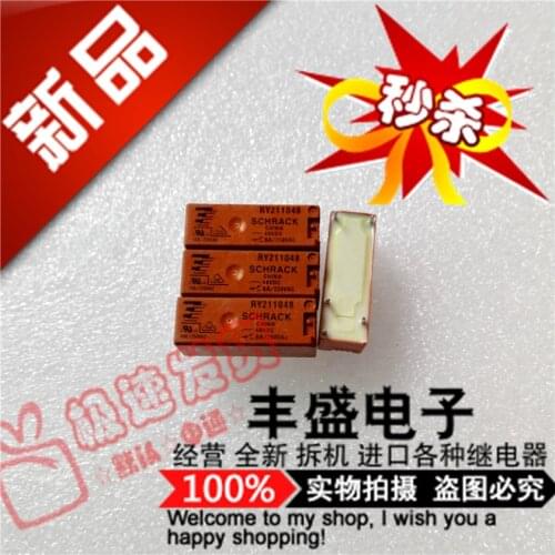 New Ry211048 Delivery Cash RY211048-48VDC 8A/250VAC Relay