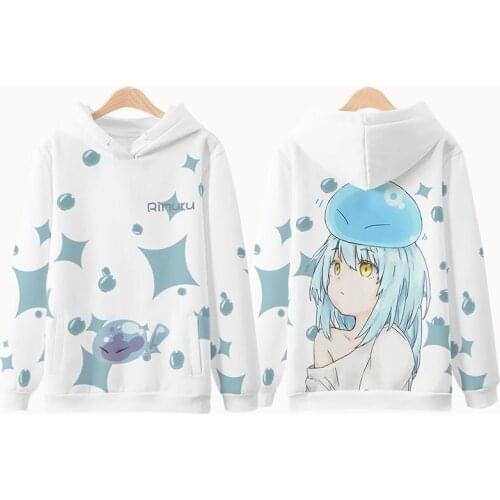 2021 New Arrival 3D Print Hoodie Harajuku Cosplay Regarding Reincarnated to Slime Hoddie Fasion Sweatshirt Casual Clothes