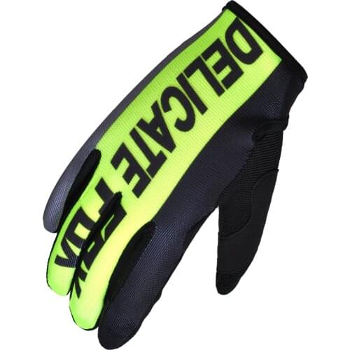 Delicate Fox Gloves Motocross Racing Motor GP Downhill Mountain Bike Offroad Guantes Cycling Black Fluo Luvas Mens Unisex