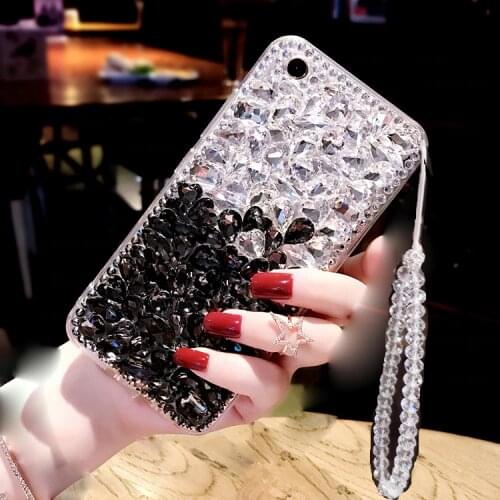 Luxury Diamond Phone Case for IPhone 12 Pro 11 Pro Max XR X XS Max 7 8 Plus Rhinestone Protective Back Cover Bling Glitter Funda