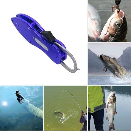 Fishing Gripper Aluminum Alloy Fishing Pliers Mini Control Clip Clamp Gripper Tool Outdoor Fishing Accessories Tools