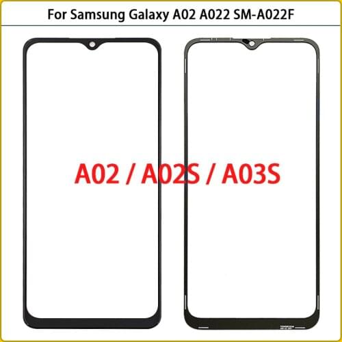 New For Samsung Galaxy A02 A022 SM-A022F LCD Display Touch Screen Front Glass Panel A02S A025 Outer Glass Lens Replacement