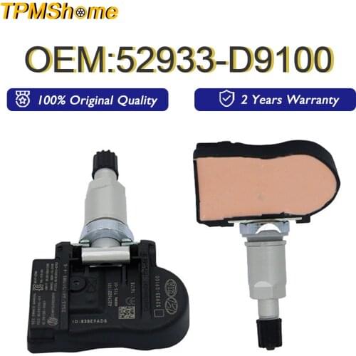 TPMS Sensor 52933-D9100 Tire Air Pressure Monitoring System Hyundai ELANTRA GRANDEUR I30 IONIQ KONA Kia NIRO OPTIMA 52933D9100