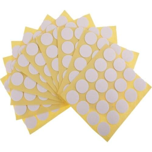 Pack of 100/200 Candle Wick Stickers Double-sided Foam Adhesive Stick-ums Glue Dots for Candle Making 20mm