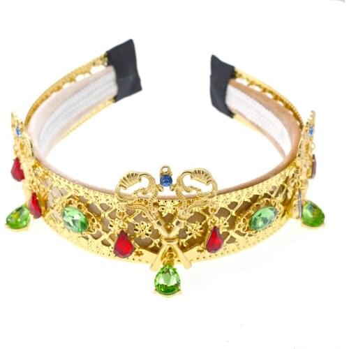 Vintage Charm Retro Key Handmade Hair Bands Crystal Headband Wedding Hair Jewelry Accessories Girl Mother and daughter Gift