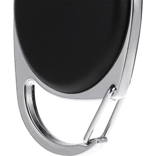 Retractable Reel Ajustable Wire Rope Keychain With Carabiner Anti-theft Antilost