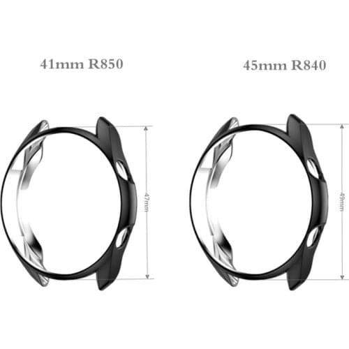 Protective Case for samsung-Galaxy Watch 3 41mm 45mm Smart Watches Cover TPU Q81F