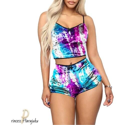 2020 Sexy Clothes Womens Plus Size Casual For Outfits Two Piece Suit Beach Party Slim Tracksuits Fashion Bicycle Suit Summer