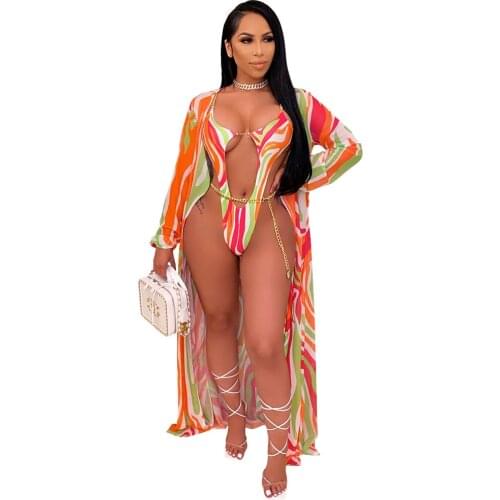 2021 Hot Sale Sexy Fitness Wear Tracksuit Swimsuit Two Piece Outfit Women Sets Long Sleeve Coats Bodycon Bodysuits Holiday Beach