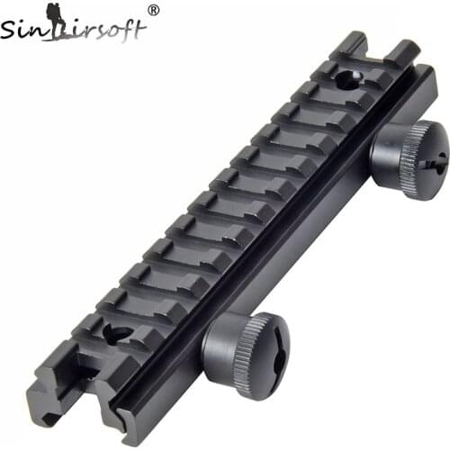 0.5" 1 Inch Sinairsoft AR Riser Mount Bases Weaver Picatinny High/low Thru 21mm Universal Twist Riser Mounts STANAGA Mounting