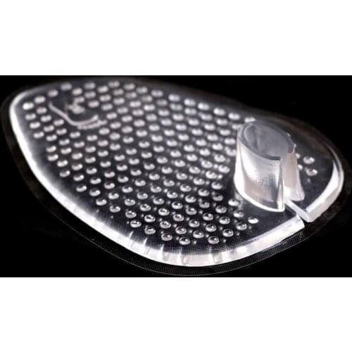 1Pairs Flip Flop Sandals Toe Separator Massage Insoles Transparent Silicone Foot Pads Gel Shoes Inserts Shoe-pad Cushion