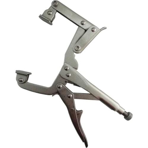 10 Inch C-Clamp 4-Point Locking Pliers Quick Adjustable Width of C-Clamp Holding From 2Inch to 5Inch Locking Pliers