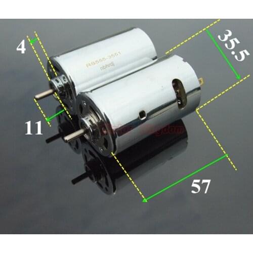 DC 12V 18V 24V 12000RPM High Speed Power Large Torque Strong Magnetic RS-555 DC Motor DIY Drill Tools Car Model