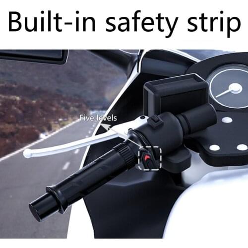 2Pcs Motorcycle Electric Heated Handlebar Grips 5-Gear DC12V Heated Hand Grips for Scooter Heated Grips Handle Handlebar Warmer