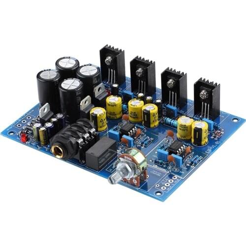 AIYIMA Audio Board NE5532 Headphone Amplifier 32 Ohm-600 Ohm BD139 BD140 Headphone AMP DIY