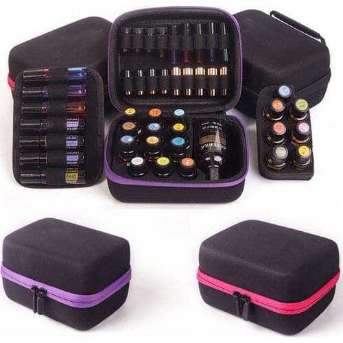 Essential Oil Case Storage Bag Holder 19 Bottles 5ML 10ML 15ML Essential Oil Bottle Organizer Women Perfume Oil Collect Case