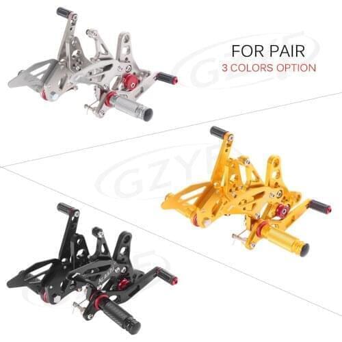 For Suzuki SV650 SV650S 2017 CNC Adjustable Motorcycle Rearset Rear Set Footpegs Footrest Rearset Foot Pegs