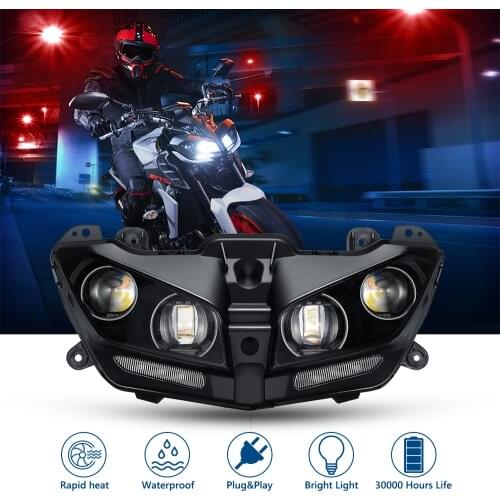 For YAMAHA MT09 Headlight MT 09 LED Lamp DRL FZ09 2017 2018 2019 2020 Motorcycle Headlight Plug And Play Motorcycle Light LED