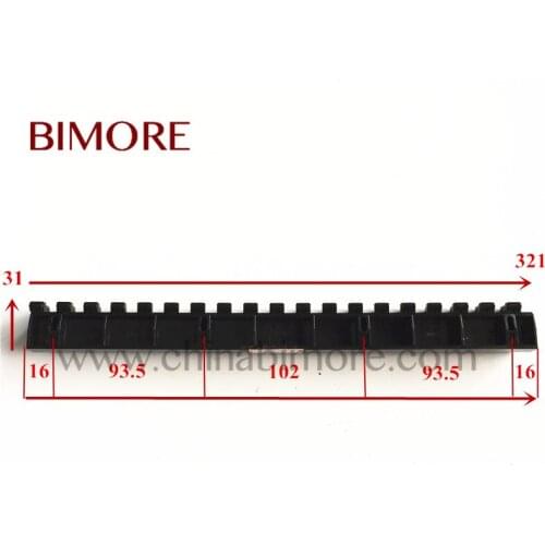 XAA455K1 Escalator Demarcation Length 321mm Width 31mm Thickness 38mm