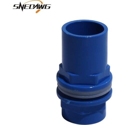 PVC Pipe Fitting 20/25/32/40/50mm ID Water Pipe Joint for Water Tank 1/2'' 1'' 1.5''Water Connectors DIY Plastic Pipe Joints