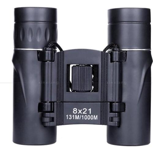 8X 21mm Outdoor Travel Pocket Portable Telescope Binocular Birthday Gift Bird Viewer Pocket Educational Toy Camping Binoclulars