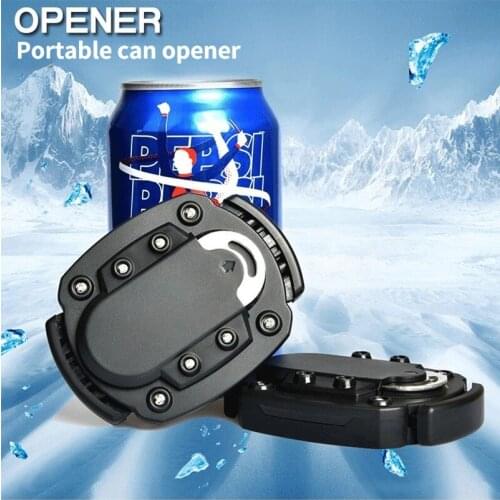 Can opener multi-function cans wine drink bottle opener stainless steel screwdriver silicone sleeve anti-scratch mouth
