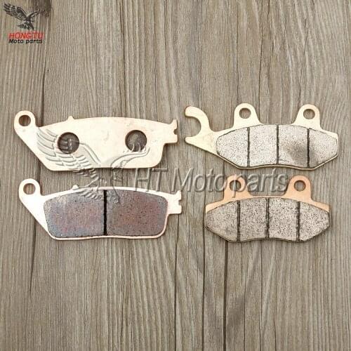 Motorcycle metal sintering brake pads For TRIUMPH Thruxton 900 1200 Street Scrambler Twin Bonneville T120 America Spirit T100